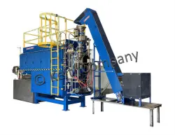 Shaker hearth furnace for heat treating Titanium fasteners