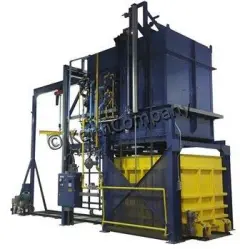 Gas Fired Bottom Drop Furnace with quench tank