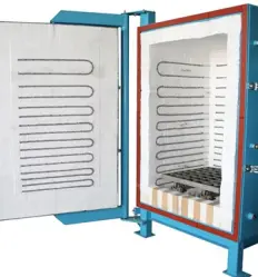 Front loading carbonization furnace Front loading carbonization furnace