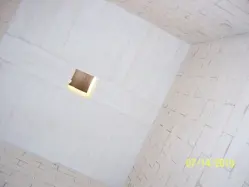 Furnace showing brick walls and fiber ceiling Furnace showing brick walls and fiber ceiling