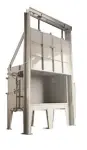 Front Loading box furnace with guillotine door