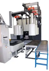 Automated Infiltration Casting Furnace with preheat and quench station