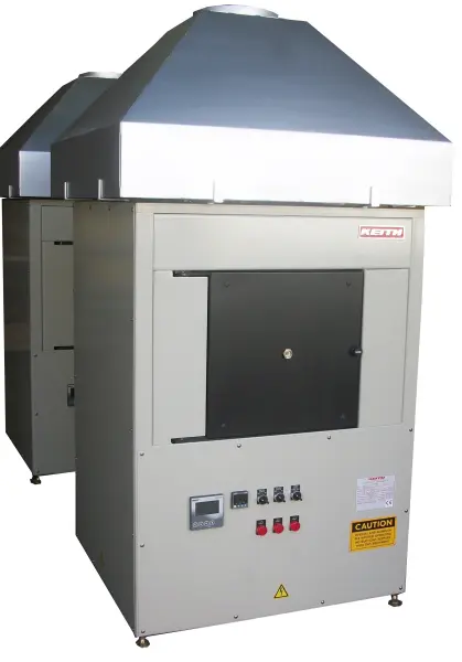 1700C Front Loading Fast Heat Furnace with Hood
