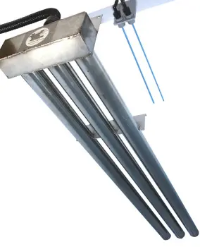 C-3 Series Over the Side Immersion Heaters with triple tube