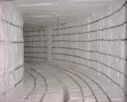 Open Coil Heating Elements installed in Ceramic Fiber Insulation Open Coil Heating Elements installed in Ceramic Fiber Insulation